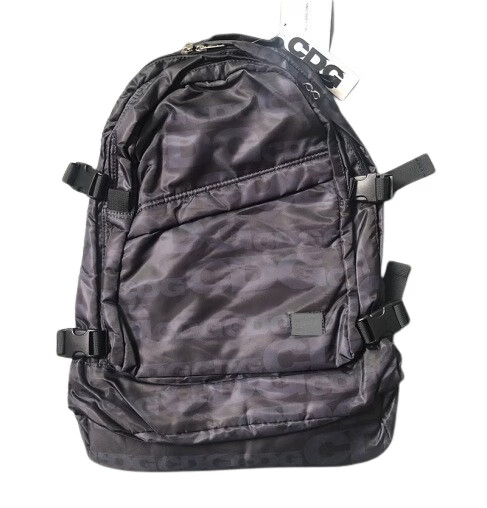 comme des garcons nylon black backpack