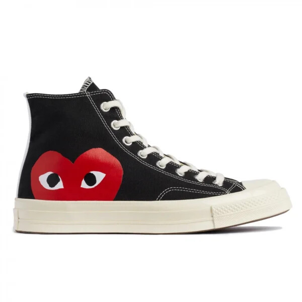 converse big heart high top black