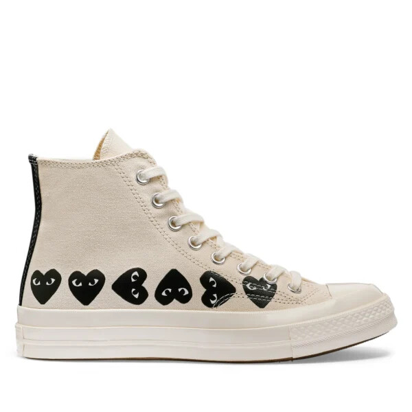 converse multi hearts high top white