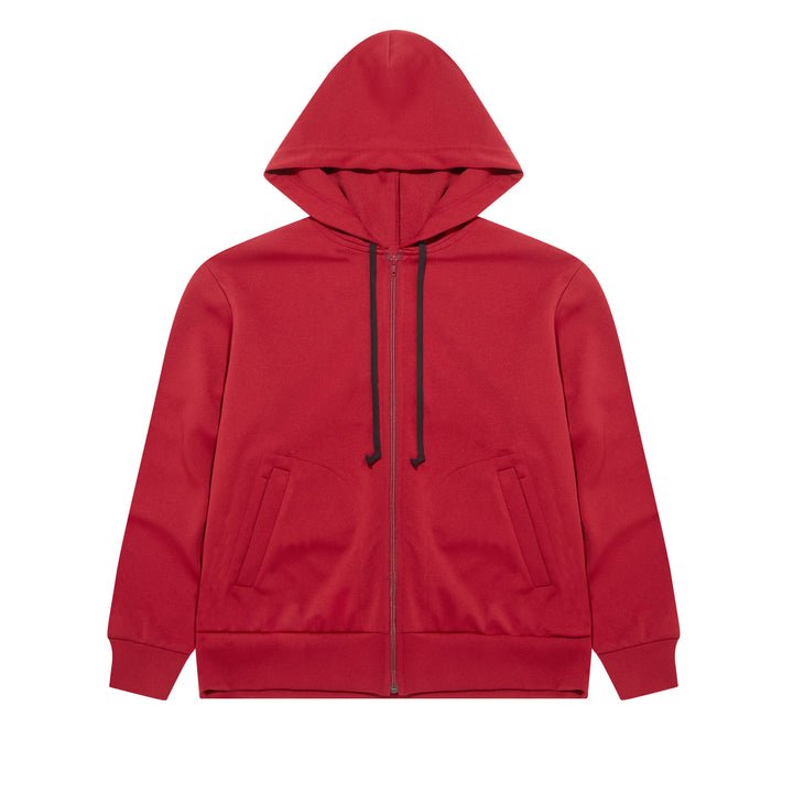play zip hoodie red invader heart 038 blue emblem burgundy