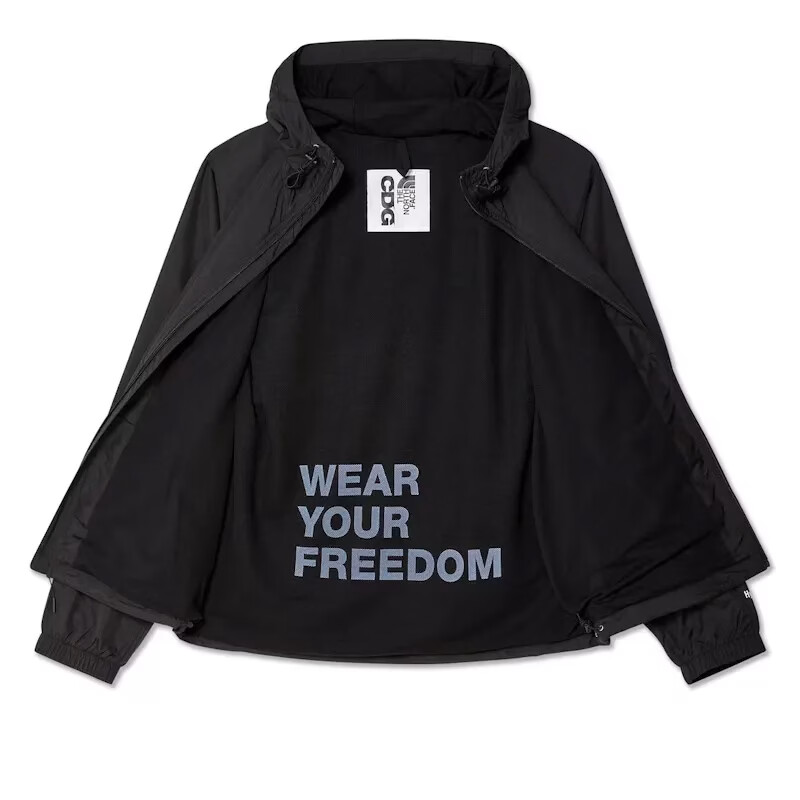 cdg x the north face hydrenaline jacket