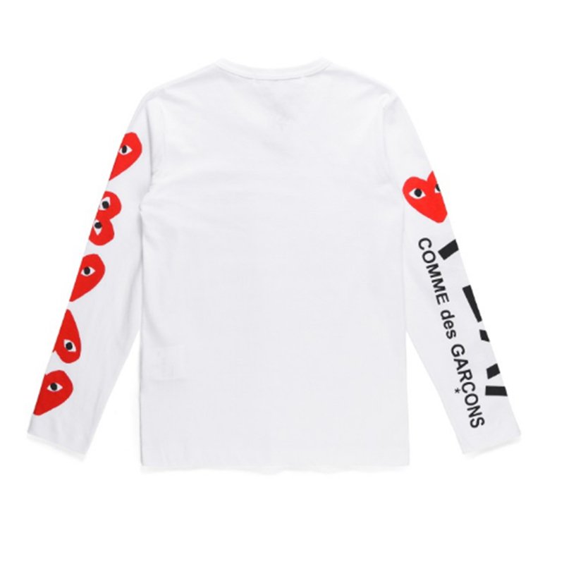 cdg play long sleeve