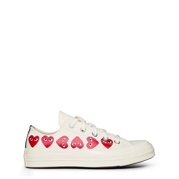 comme des garcons play x converse multi heart low