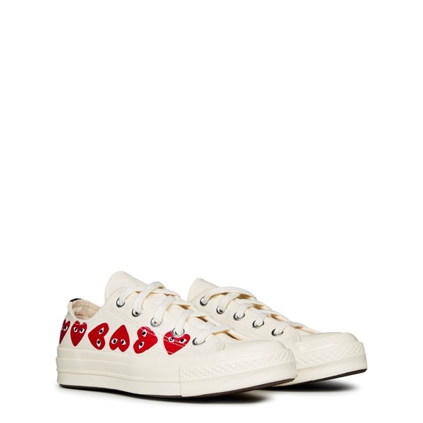 comme des garcons play x converse multi heart low