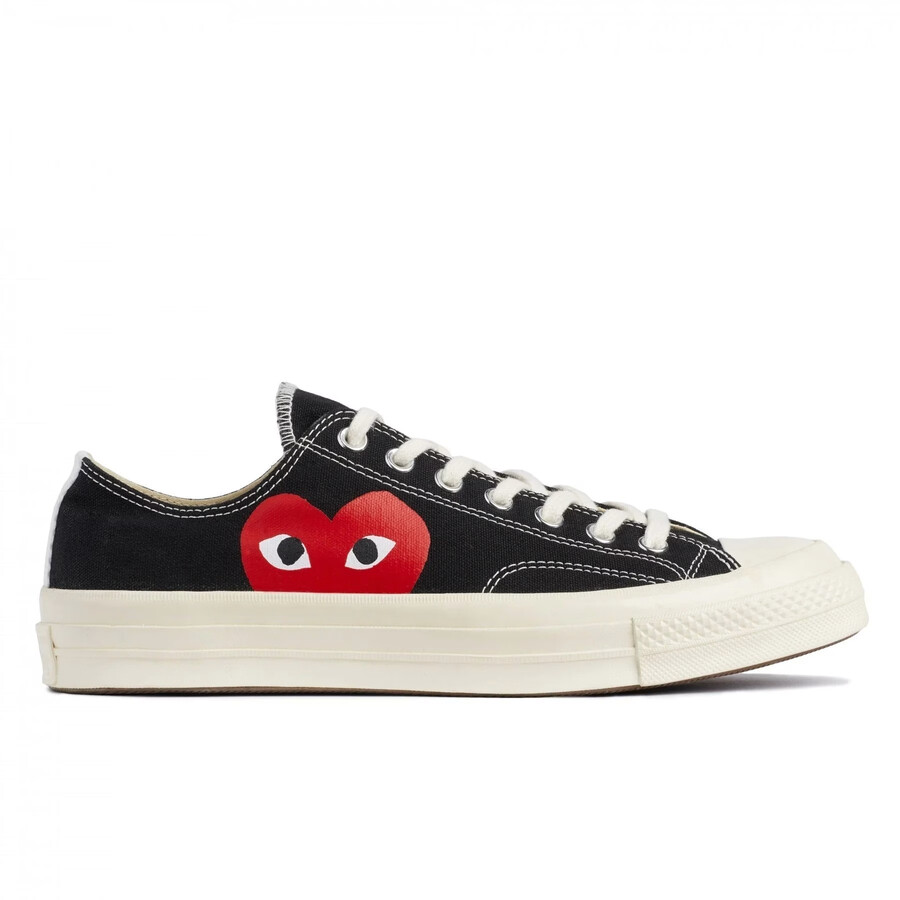 converse big heart low top black