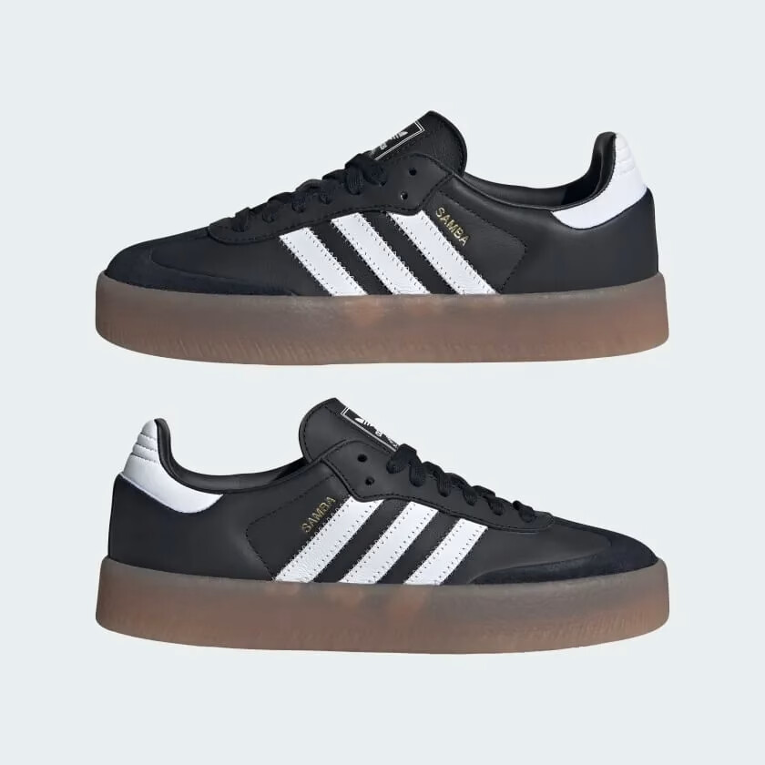 cdg adidas samba og white black