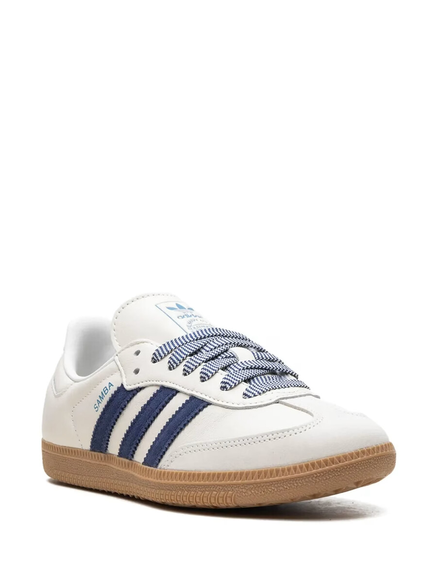 cdg adidas samba off white dark blue