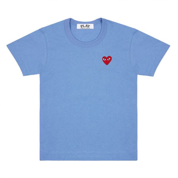 play basic coloured t-shirt red emblem blue