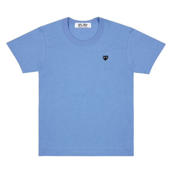 play basic coloured t-shirt small black emblem blue
